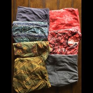 7 pairs of LuLaRoe TC leggings